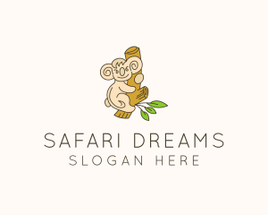 Nature Koala Safari logo design