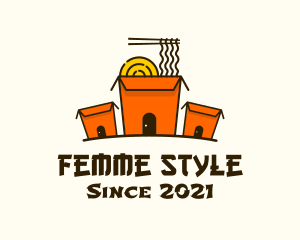 Noodle House Takeout logo design