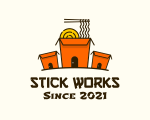 Noodle House Takeout logo design