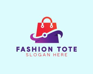 Tech Shopping Bag logo design