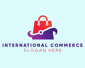 Tech Shopping Bag logo design