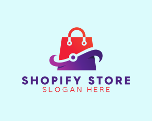 Tech Shopping Bag logo design