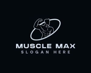 Bodybuilding Gym Muscle logo