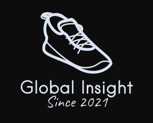 Gray Sporty Shoes logo
