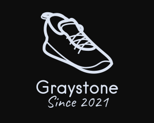 Gray Sporty Shoes logo