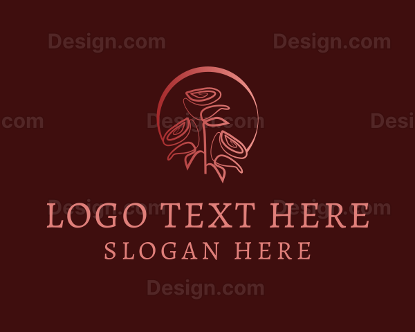 Flower Bouquet Garden Logo