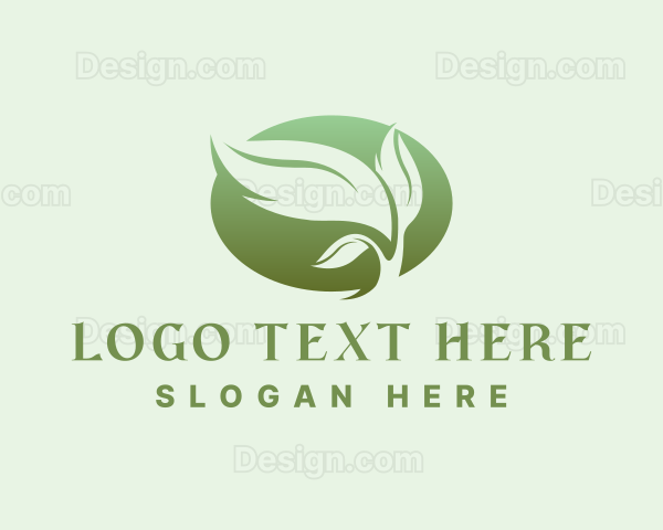 Organic Herbal Plant Logo