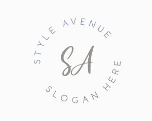 Generic Modern Cursive Styling logo design