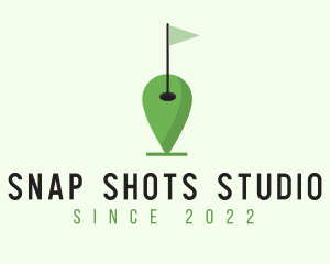 Golf Flag Pin Location logo