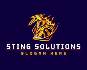 Hornet Sting Gaming logo design