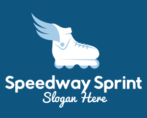 Flying Rollerblade Shoe logo