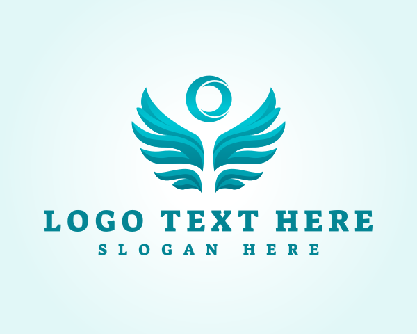 Angel logo example 3