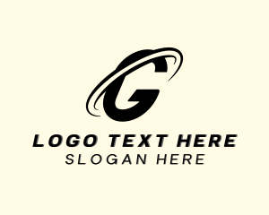 Logistics Freight Shipment Letter G Logo