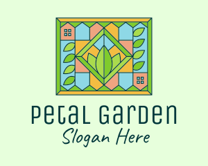 Stained Glass Organic Farm logo design