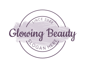 Watercolor Skincare Salon logo design