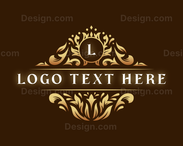 Luxury Floral Leaf Logo