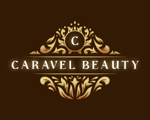 Luxury Floral Leaf logo design