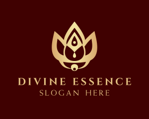 Flower Healing Spa logo design