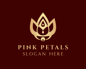 Flower Healing Spa logo design