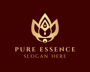 Flower Healing Spa logo design