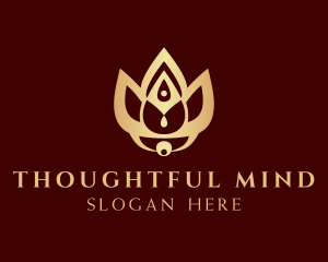 Flower Healing Spa logo design