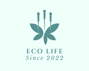 Eco Needle Acupuncture logo design