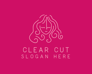 Simple Lady Salon logo design