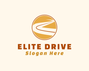 Road Highway Drive logo design