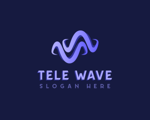 Creative Marketing Wave logo design