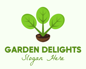 Plant Gardening Pot logo design