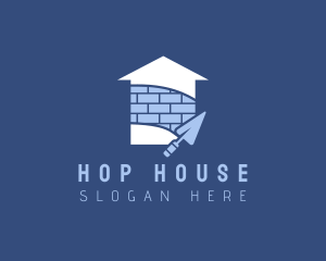 Brick House Construction logo design