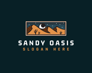 Desert Night Adventure logo design