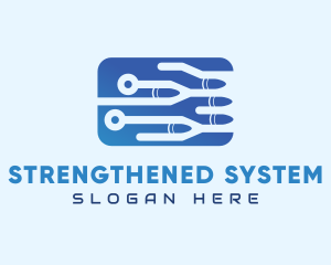 Network System Security logo design