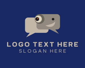 Zoom - Message Chat Bot logo design