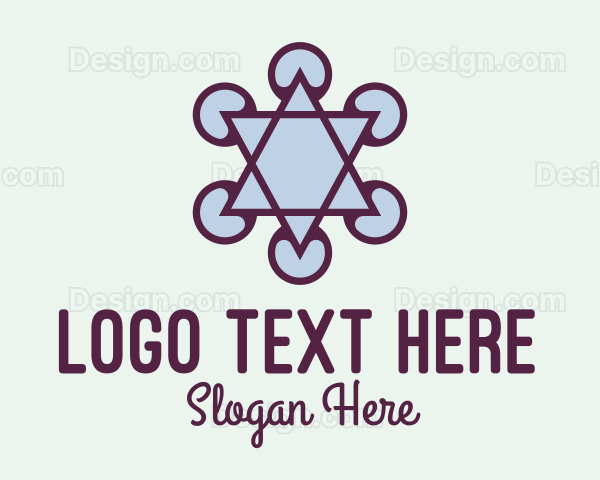 Polygon Star Geometric Logo