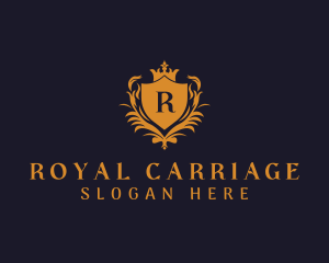 Royalty Crown Shield logo design