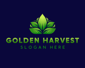 Leaf Grass Garden logo design