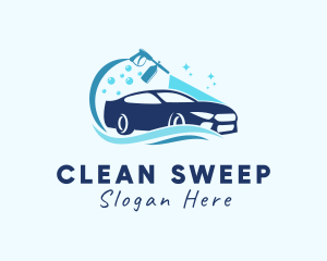 Car Wash Cleaning logo design