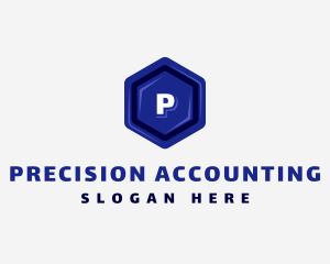 Hexagon Accounting Business logo design