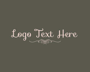Italic - Elegant Calligraphy Ornament logo design