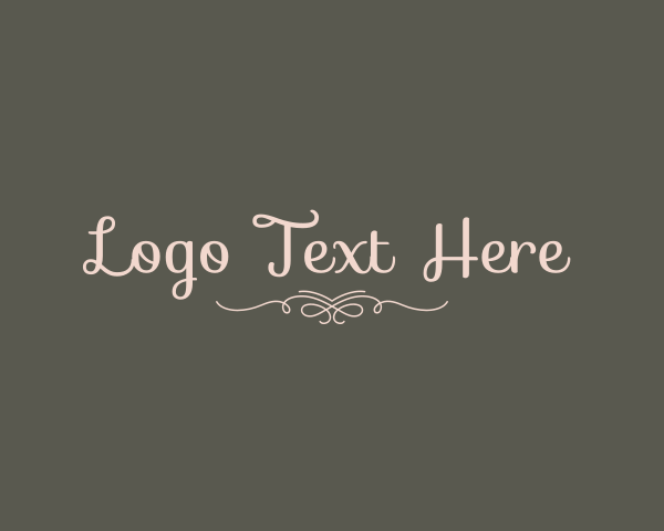 Name logo example 3