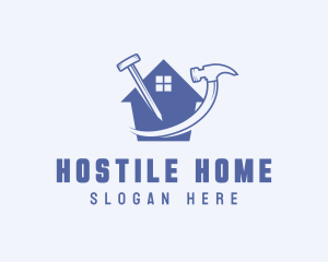 Hammer Home Builder logo design