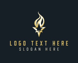 Flame Torch Star Agency logo