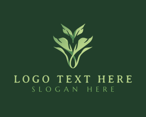 Leaf Farming Agriculture logo