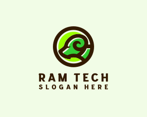Ram Farm Animal  logo