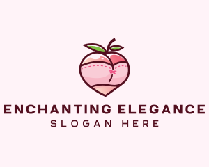 Sexy Peach Lingerie logo design