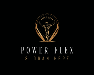 Masculine Fitness Power logo design