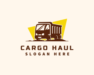 Logistics Truck Transportation logo design