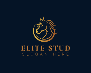 Horse Stallion Equestrian logo