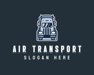 Logistics Cargo Truck logo design